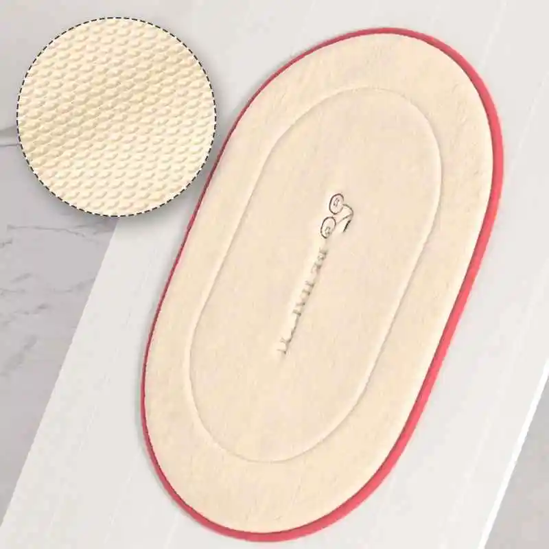 

2023 New Memory Sponge Entrance Mat Floor Mat Living Room Entrance Mat Bathroom Non slip Mat Bathroom grey