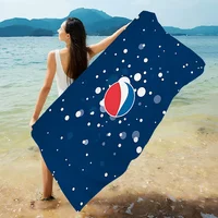 Pepsi-Cola Cute Microfiber Beach Towel Absorbent Quick Dry Soft Yoga Swimming Resort Mountain Climbing Towel 1