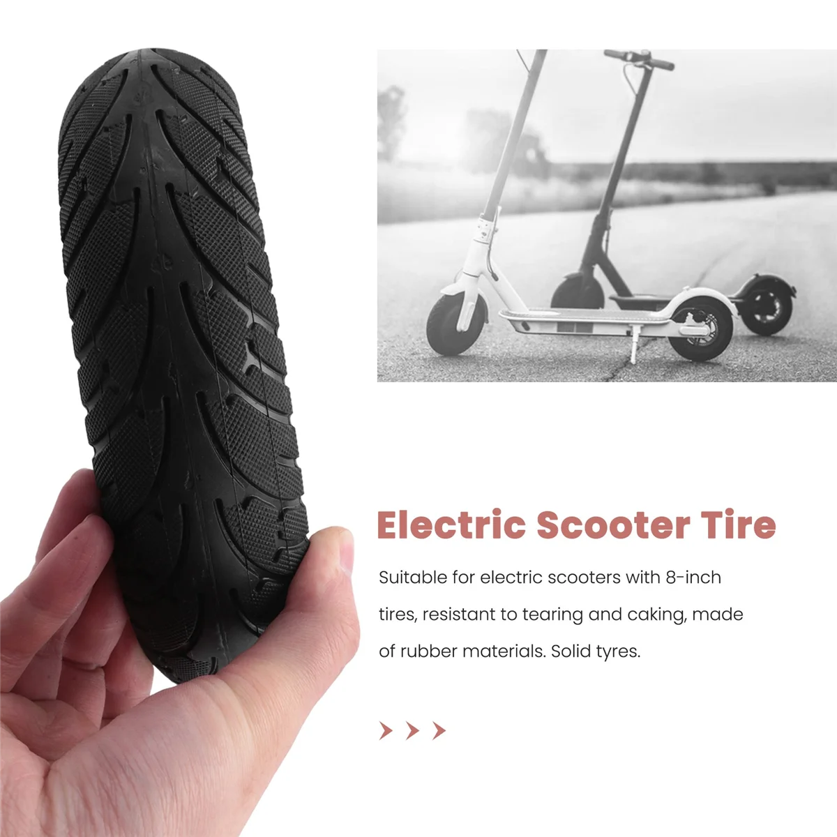 8 Inch Electric Scooter Tire 200X50 Solid Tire Front Rear for Speedway RUIMA Mini 4 PRO