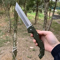 Large Voyager Cold Folding Pocket Knife Military Tactical Knives EDC Multipurpose Outdoor Survival Hunting Tanto Knife for Men 1