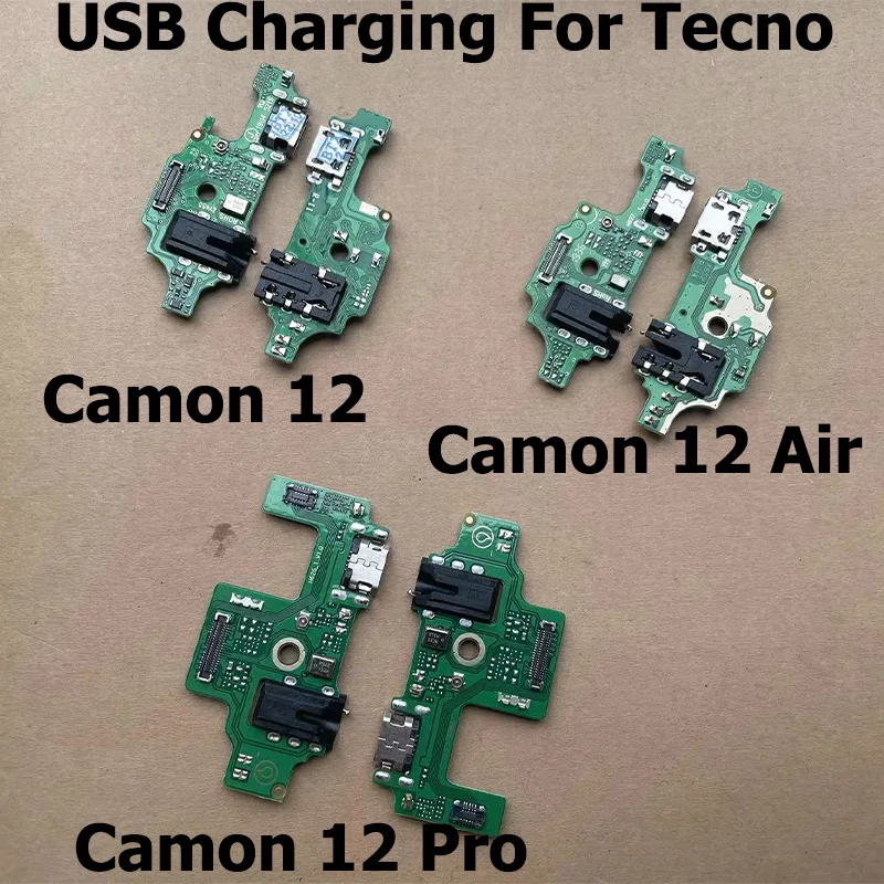 

New For Tecno Camon 12 Air USB Charging Port Board Flex Cable Connector Parts