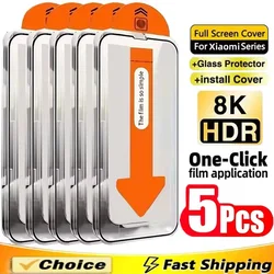 5 - Pack Dust - Free Easy Installation HD Tempered Glass Screen Protector for 2 Pieces (For Nord N30 SE)