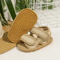 KIDSUN Summer Sandals Baby Girls Boys Shoes Open Toe Infant Shoes Newborn Rubber Sole Non-Slip First Walker Crib Shoes 2