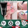 Makartt Nail Rhinestone Glue, Gel Nail Glue for Rhinestones for 3D Design Super Strong Adhesive Nail Gem Glue for Christmas DIY 2