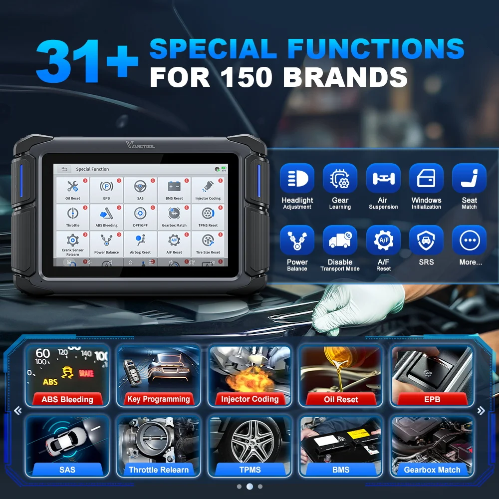 lifetime free update vdiagtool vd70lite automotive scanner aii systems car diagnostic 31 reset fca bidirectional obd2 scanner Lifetime Free Update VDIAGTOOL VD70Lite Automotive Scanner AII Systems Car Diagnostic 31 Reset FCA Bidirectional OBD2 Scanner 4