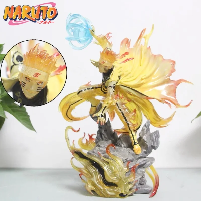 

New Naruto Figure Kurama Ninetales Naruto Pvc Anime Action Figures Collection Gk Kurama Chakura Statue Model Decoration Gift