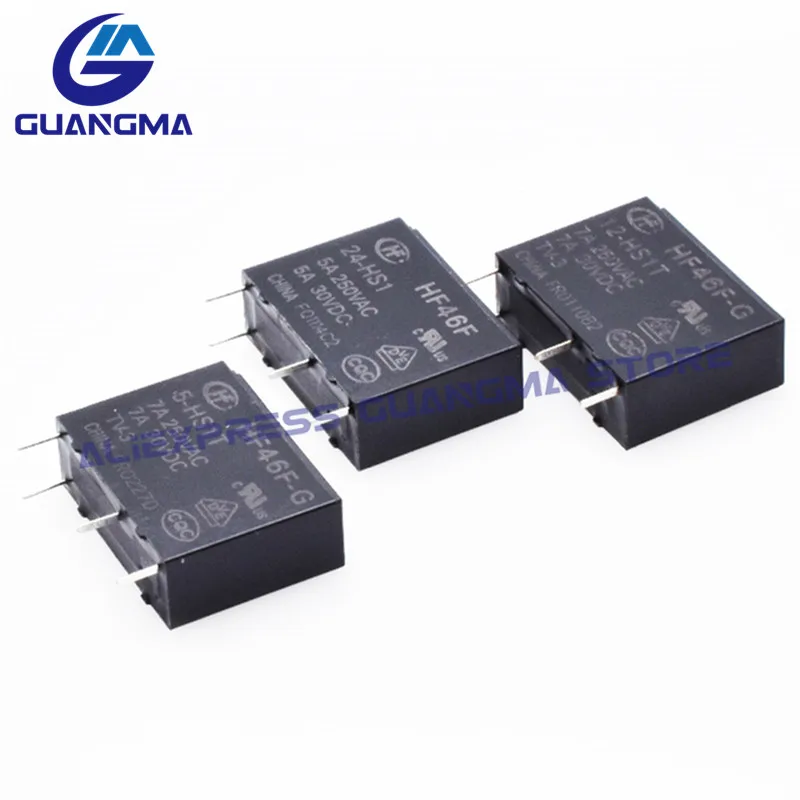 リレー 100 ピース/ロット 30VDC パワーリレー HF46F-005-HS1 HF46F-012-HS1 HF46F-024  Amazon.co.jp: リレー 100 ピース/ロット 30VDC パワーリレー HF46F-005-HS1 HF46F-012-HS1 HF46F  -024-HS1 5-HS1 12-HS1 24-HS1 5A 250VAC 4PIN 5V 12V 24V DC 電子アクセサリー ... 50PCS 30VDC パワーリレー HF46F-005-HS1 HF46F-012-HS1 HF46F-024-HS1 5-HS1