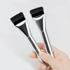 Stainless Steel Makeup Spatula Mixing Stick Foundation Brush Set Eyeshadow Cream Pigment Mixing Tool Face Contour Brush Tool 6
