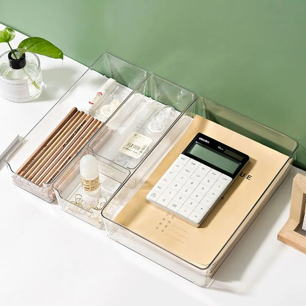 Transparent Plastic Storage Bin for Kitchen Fridge Organization
