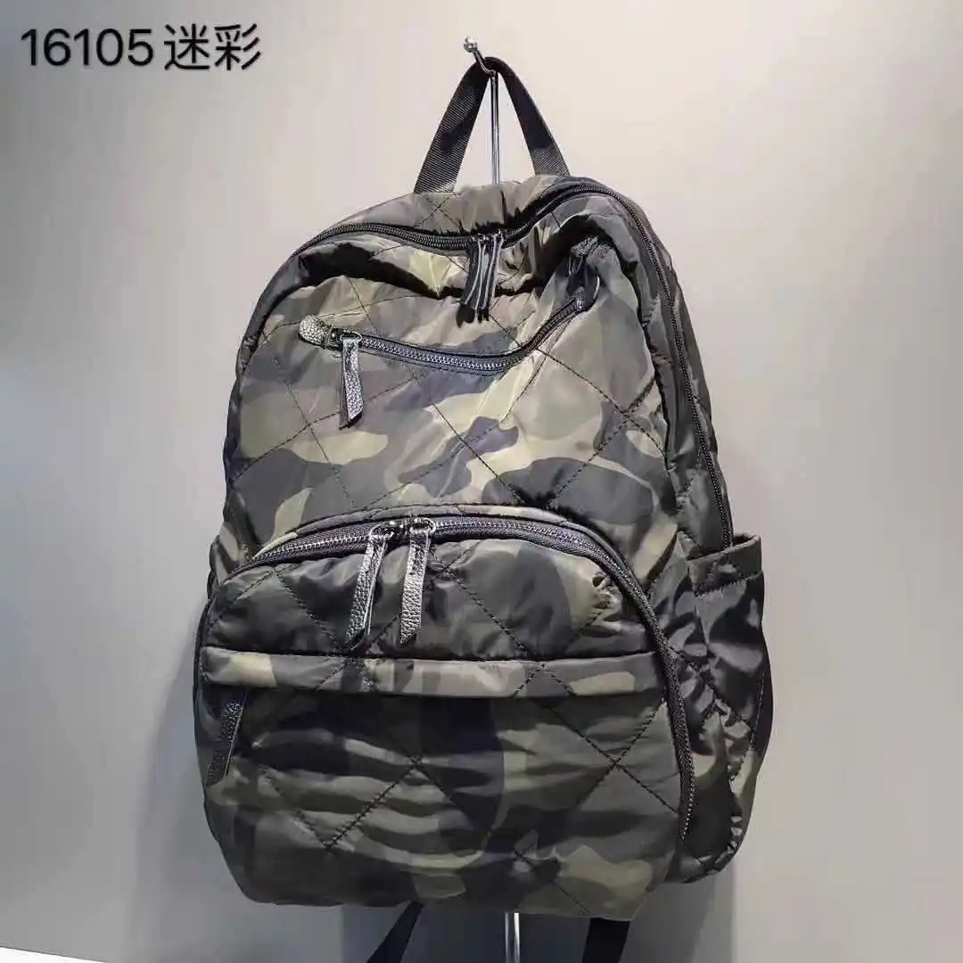New Women Leisure Backpack 2023 Waterproof Nylon Neutral Backpack Large Capacity Simple Travel Leisure Commuter Bag