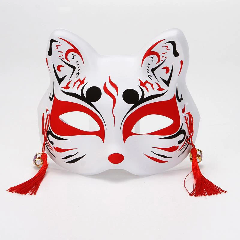 Anime Fox Mask Cosplay Party Prop Japanese Half Face Mask masquerade mask,half face mask