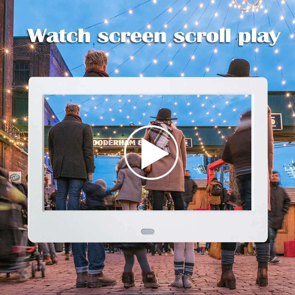 7inch HD LED Digital Photo Frame MP3 MP4 Movie Player Support USB/MMC/SD/MS Card 800*480 Alarm Clock with Remote Control Gift view 2