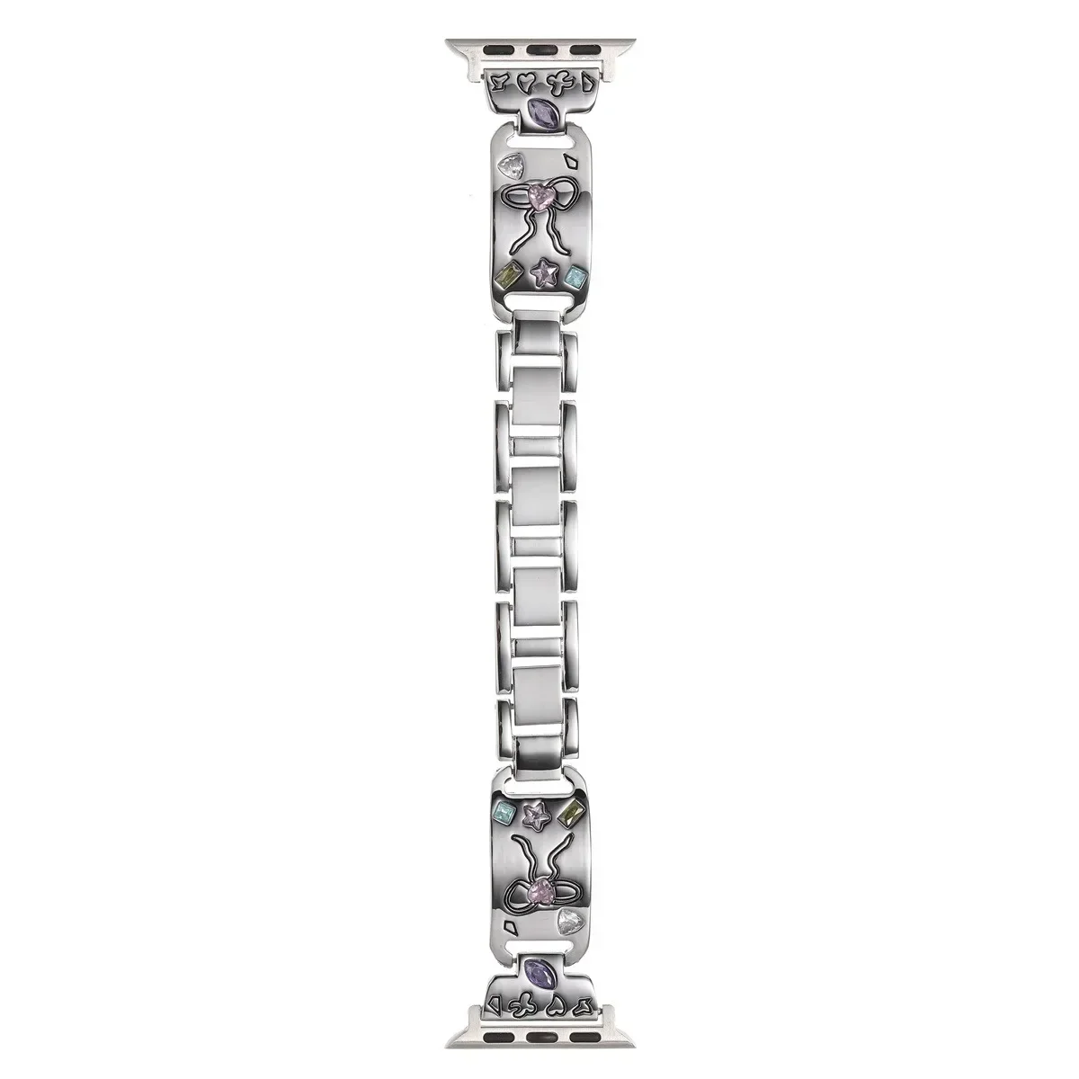 Watch Band For iWatch 42/44/45/46/49mm 38/40/41mm Metal Fashion Watch Strap For Watch Series Ultra2 Series 10/9/8/7/6/5/4/3/2/1_voghion.com