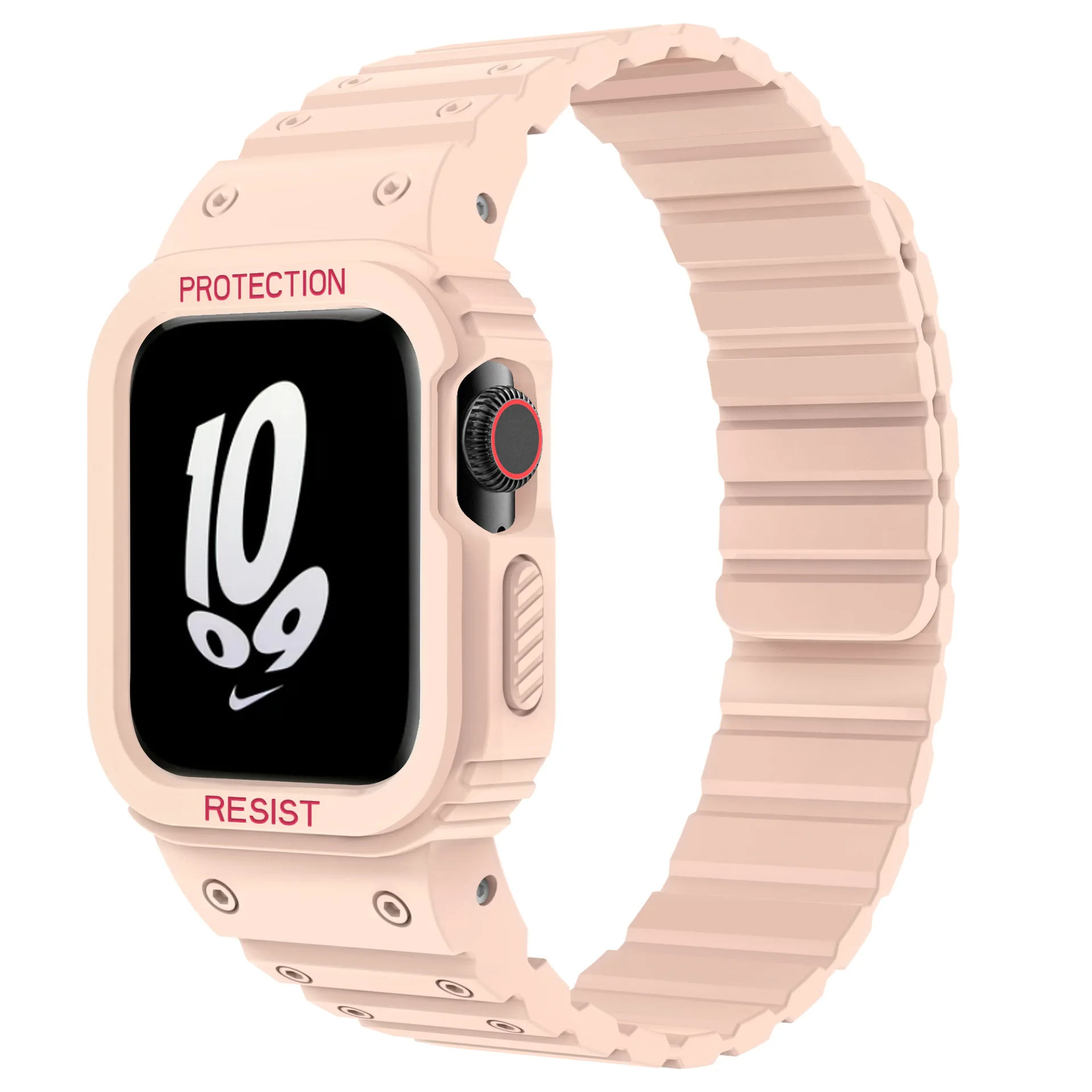 Magnetic Silicone Strap+Case For Apple Watch Ultra 49mm 45mm 41mm Protective kit bracelet iWatch 8 7 6 5 4 3 SE 44mm 42mm 40mm