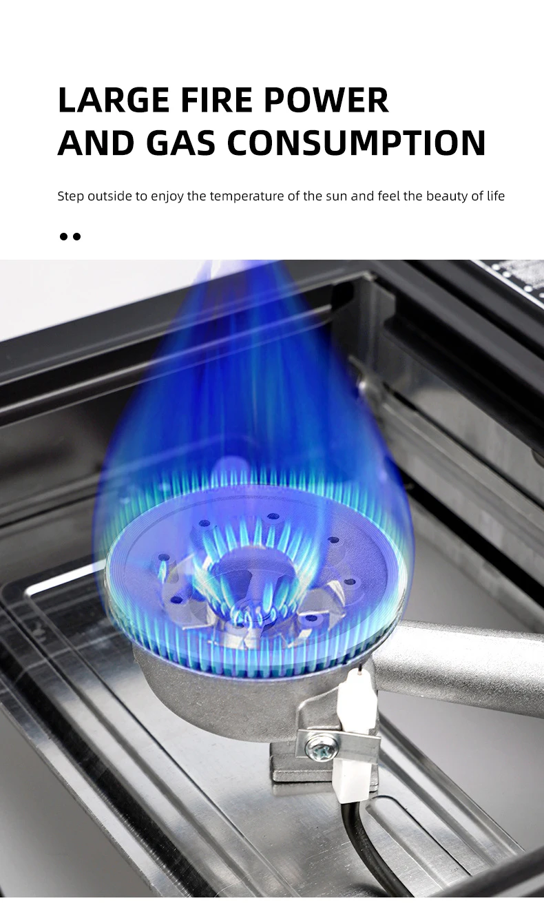 MachFish Camping Gas Stove Outdoor Portable Gas Stove Safety Explosion