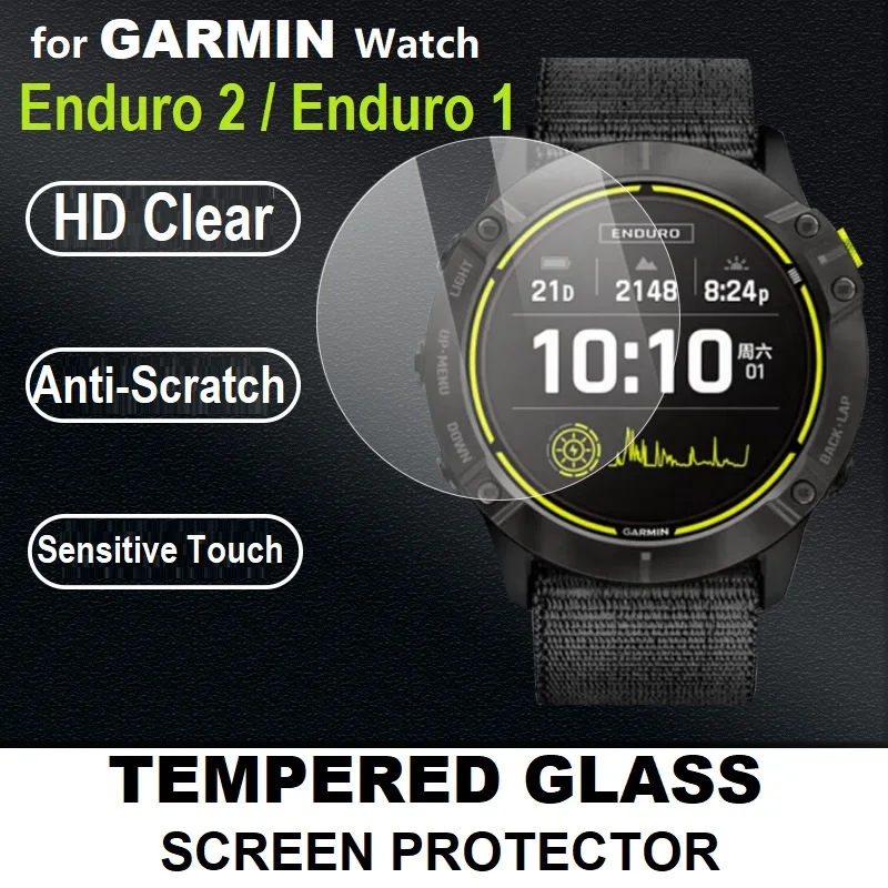 

5PCS Smart Watch Screen Protector for Garmin Enduro 2 / Enduro Tempered Glass Anti-Scratch Protective Film