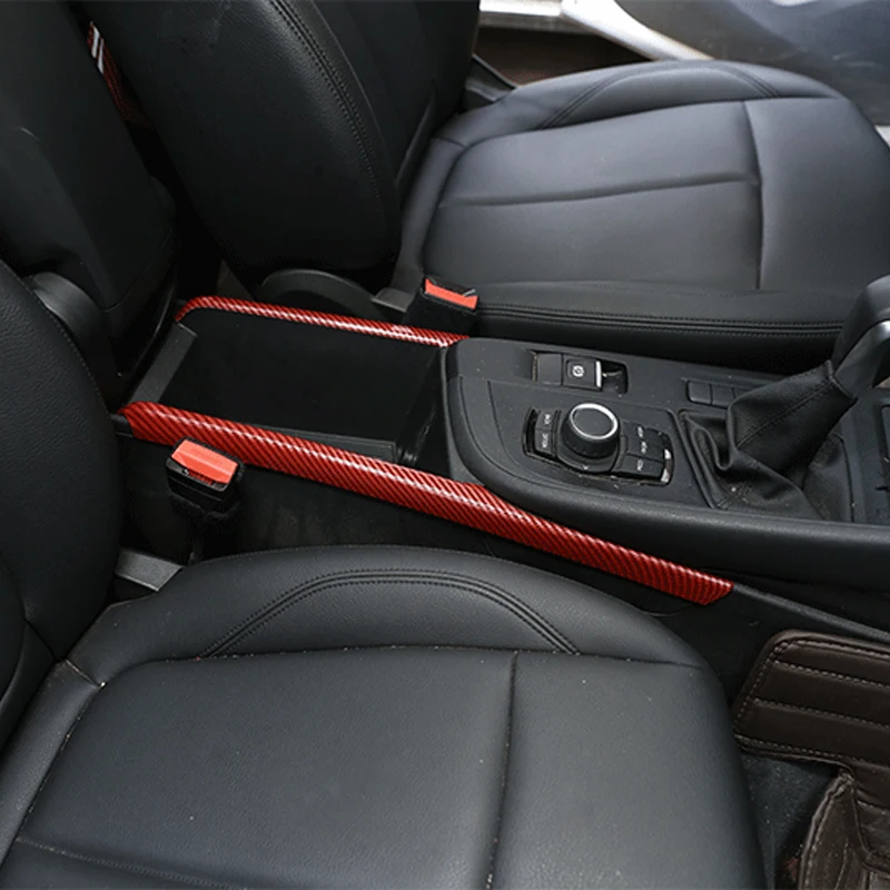 

3 PCS Car Console Armrest Storage Box Strip ABS Car Styling for BMW X1 X2 F47 F48 2016-2022 Auto Interior Accessories