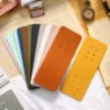 Moterm A5 Size Rings Protector Double-Sided Genuine Pebbled Grain Leather Rings Planner Accessory For Preventing Mark of Binder 4