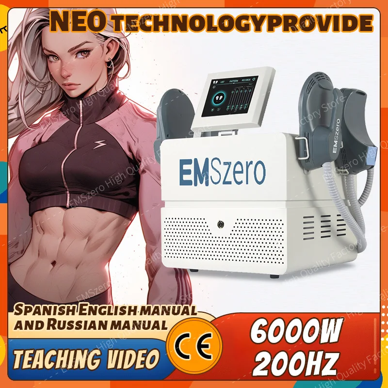 

EMSZERO RF Nova высокотехнологичная машина с 4 нео-ручками и подушечками для тазовой стимуляции опциональное оборудование