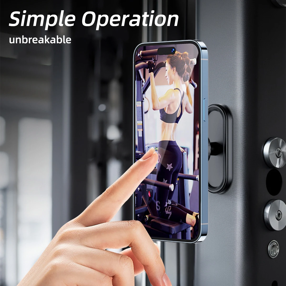 360° Rotatable Dual Magnet Universal Phone Holder Stand