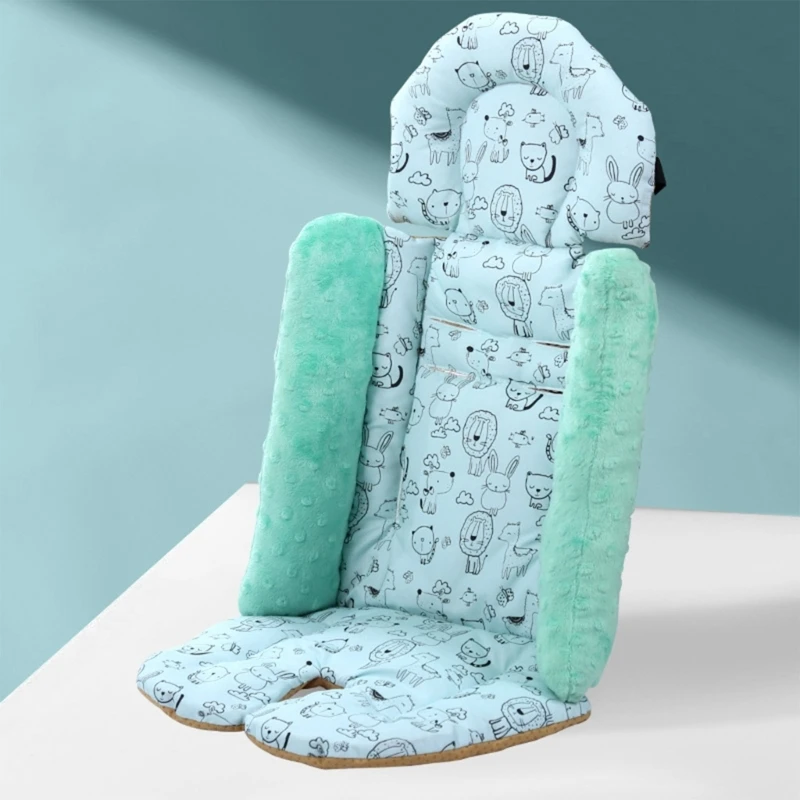 Baby Stroller Seat Pad – Thick, Breathable Cushion Liner For Prams, Car Seats & High Chairs, Soft Knitted Cotton