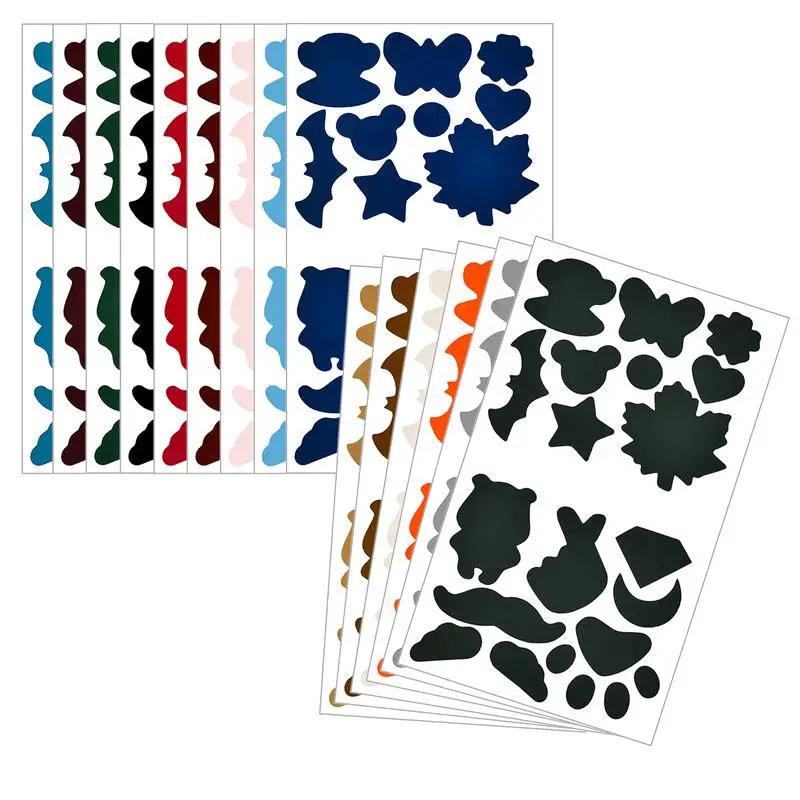 DIY Repair Clothed Self Adhesive Black Patches For Down Jackets Pants Clothes Repair Washable Patch Apparel Sewing Fabric