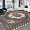 Persian Deluxe Ethnic Style Carpet for Living Room Blue Home Decor Bedroom Tea Table Rug Washable Short Plush Lounge Floor Mats 2