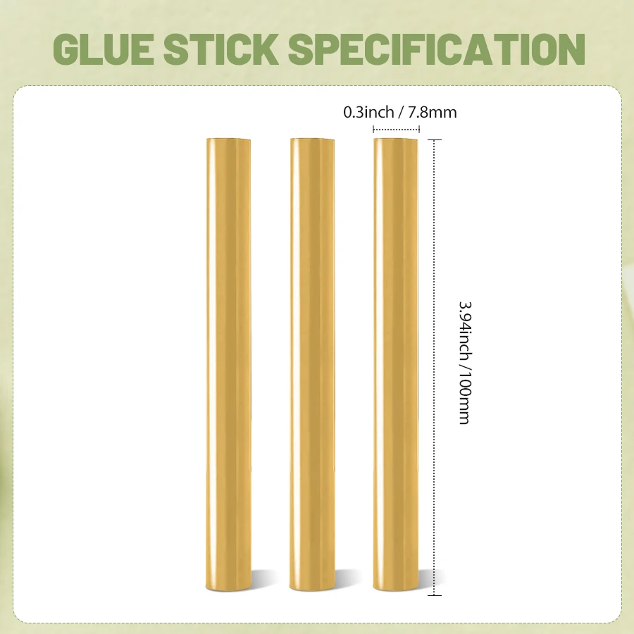 K.S WIGS 3/9/18PCS 7mm x 100mm Transparent Glue Stick Craft Hand Repair Tool Hot Melt Glue Sticks for Gun DIY Art Alloy