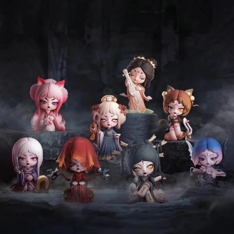 

Kayla-X Demon Book Legendary Spirits Dark Fairy Tale Mystery Box Caja Misteriosa Blind Box Anime Figure Creepy Style Weird Dolls