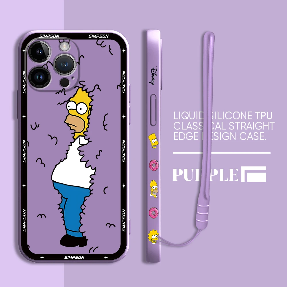 The Simpsons Soft Cover Cute Phone Case