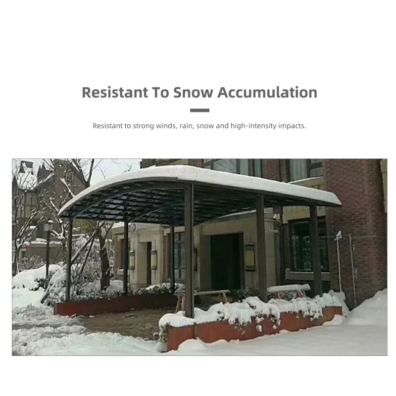 Modern Portable Metal Carport Shelter 4