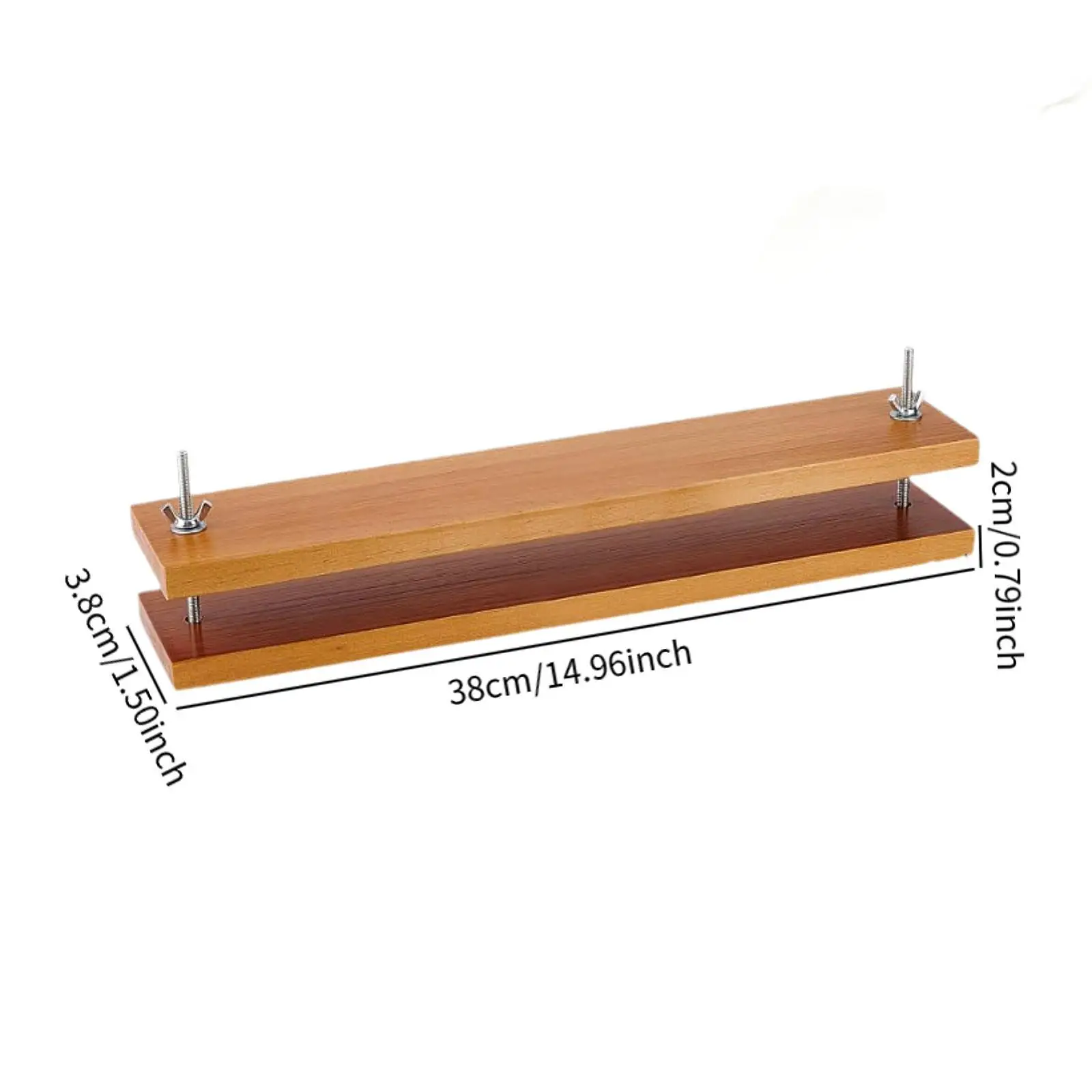 Wooden Bookbinding Press Convenient to Use Practical Wooden Book Press Binding for School Desktop Home Scrapbooking Tags