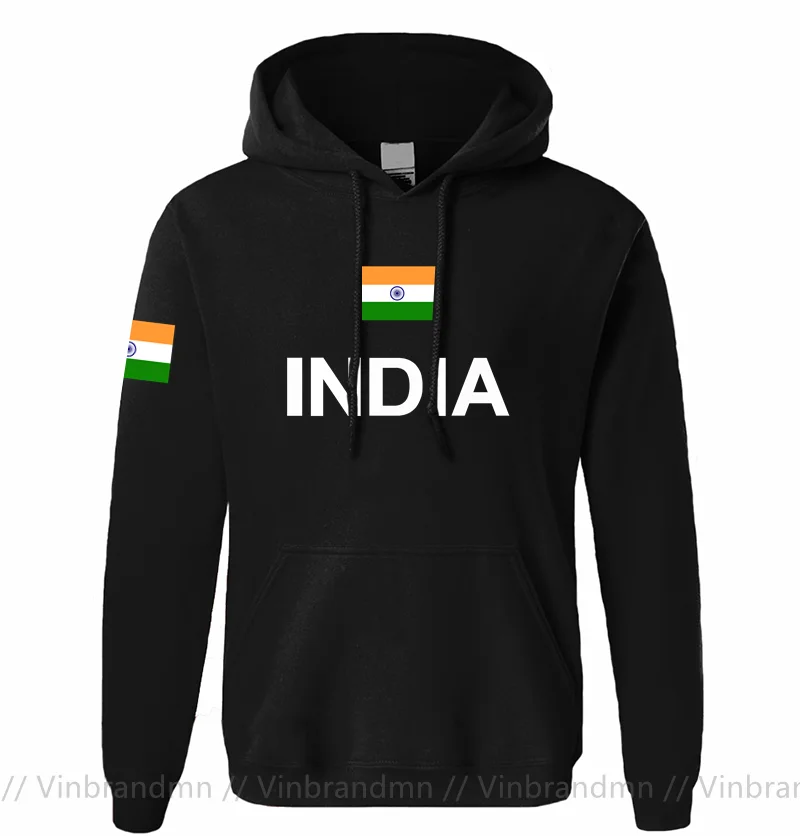 India IND Indian Hoodies Men Fashion Pullovers Cotton Hoodie Classic