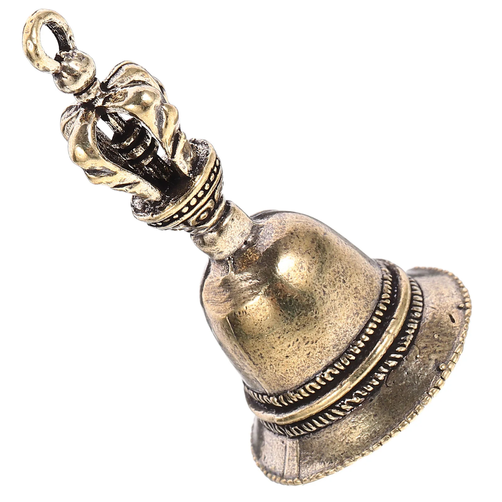 

Bell Vintage Home Desktop Vintage Home Decoration Teaching Equipment Unique Portable Handbell for Home Hotel Store