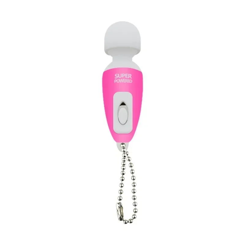 Tiny Stress Relief Electronic Key-Chain Ring Full Body Massager Portable Mini Massage