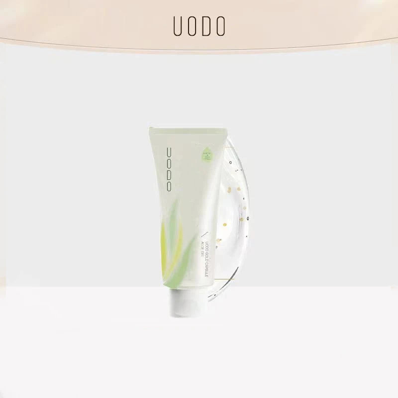 

UODO Aloe Vera Gel Moisturizing Not Greasy Fade Acne Marks UV Protection and Repair Korean Skin Care Products After Sun Exposure