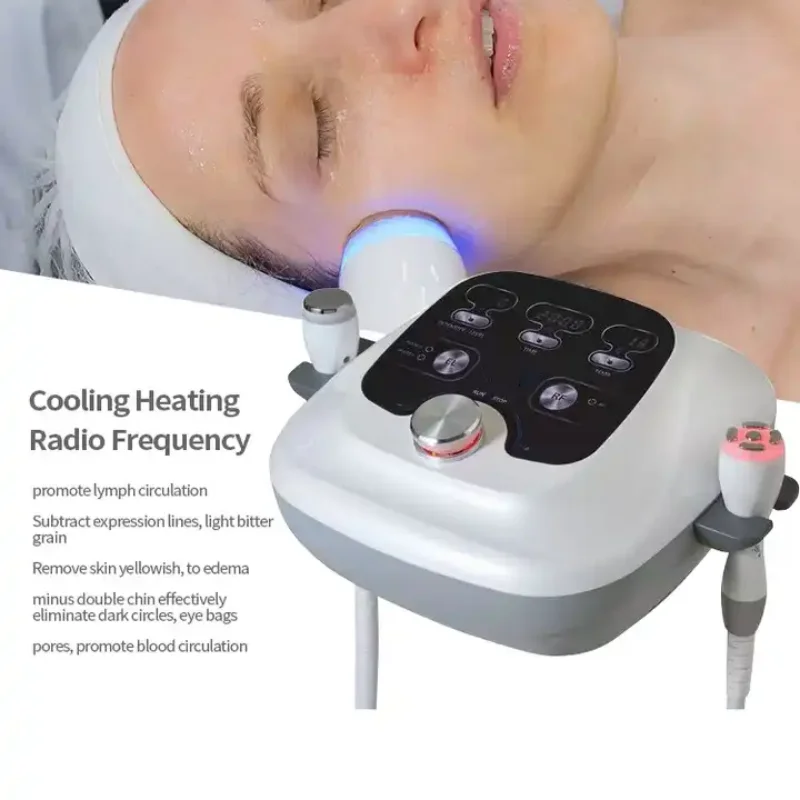 R1F Facial Machine Skin Rejuvenation Wrinkle Removal SkinTightening Skin Care MachineFacial Cooling Heating 2 in 1