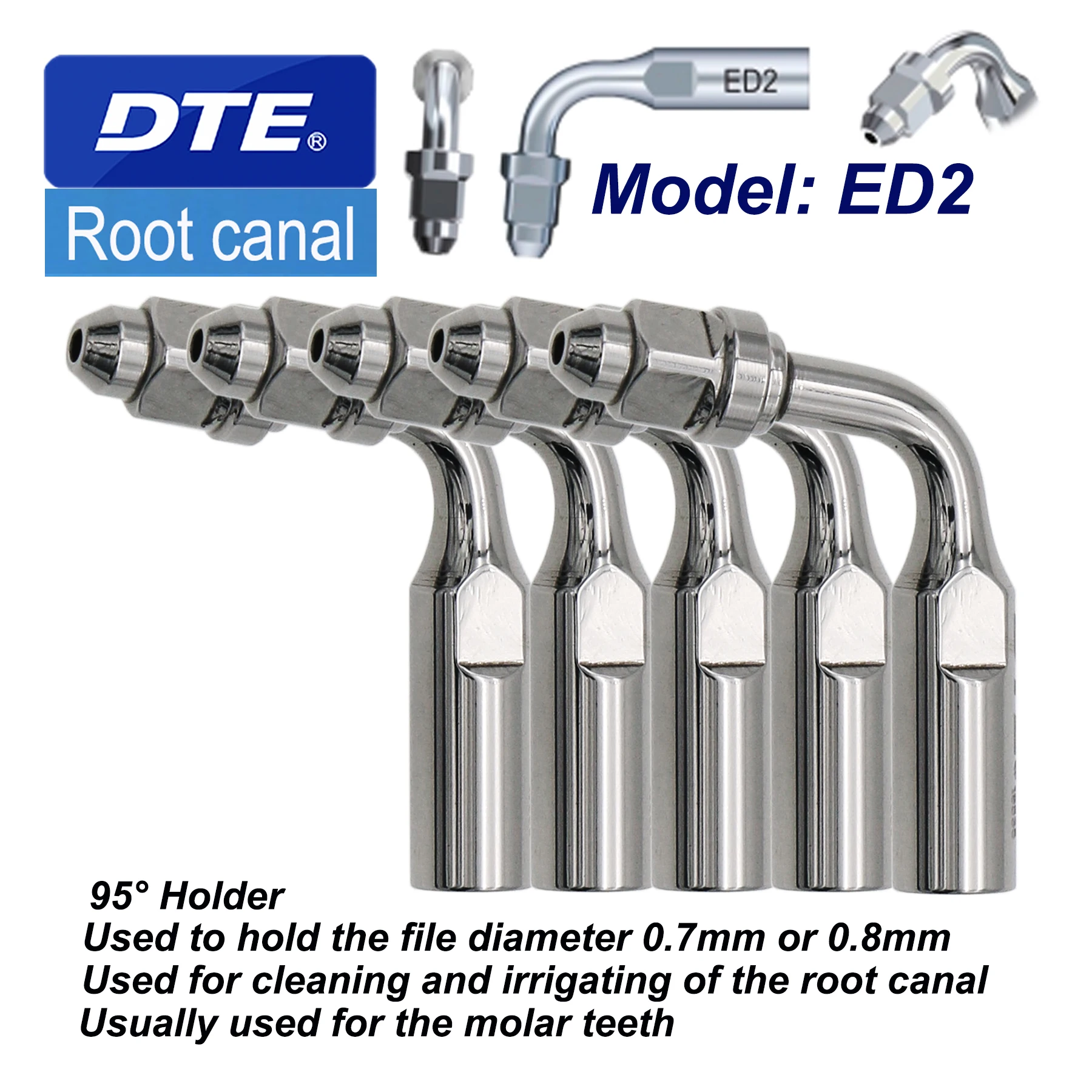 

100% DTE material dentistry Dental Ultrasonic Piezo Scaler handpiece Tips for EMS ED2