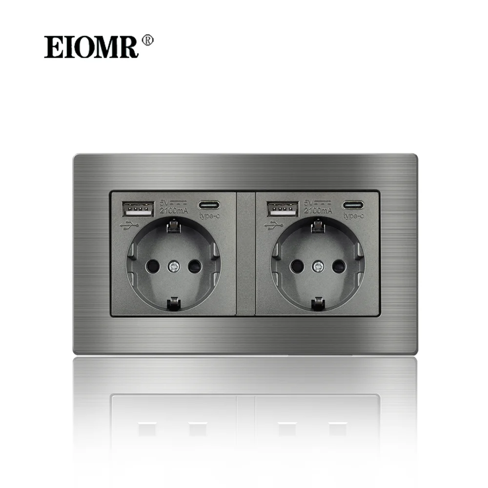 Type-c Double Socket