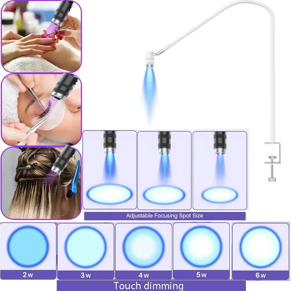 5V USB UV Curing lamp For Light Curing UV Eyelash Glue LED Eyelash fast curing Nail Manicure Lamp Adjustable Wattage / Spot Size