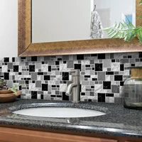 Marble Peel and Stick Backsplash Tiles 3D Self Adhesive Wall Sticker for Kitchen Bathroom Waterproof Home Decor DIY 3