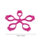 1pc Finger Trainer Silicone Finger Strengthener Five-Finger Ring Fitness Exercise Resistance Band Gym Shaping Tool 2