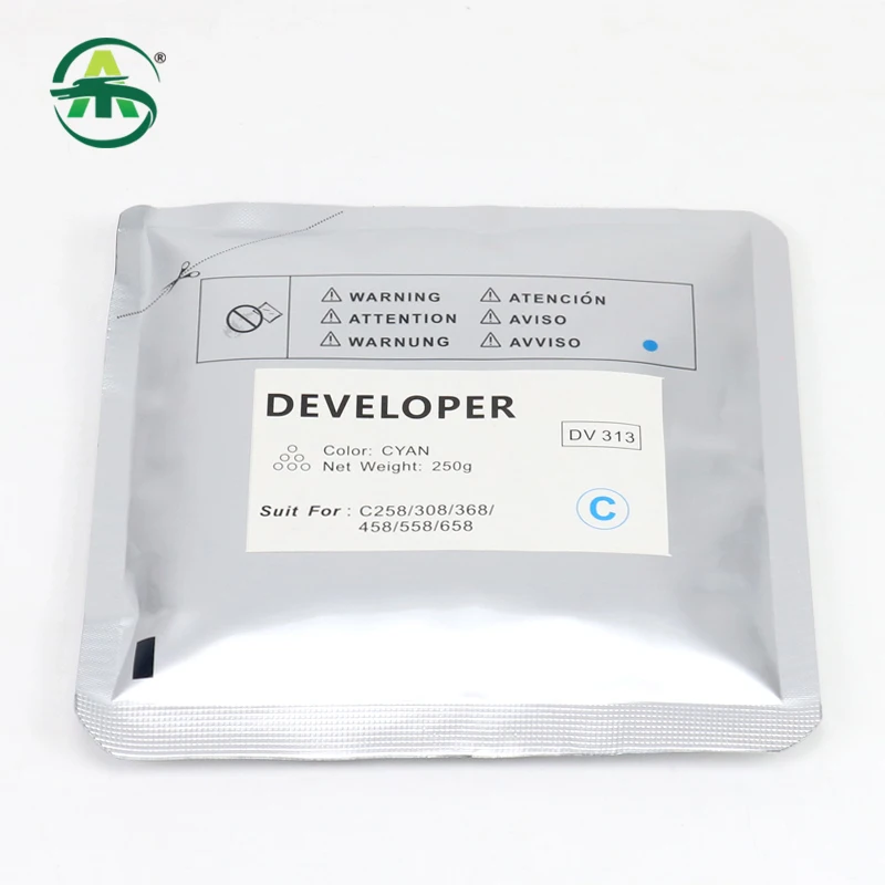 Desenvolvedor para Konica Minolta Dv313 dv 313 C308 C258 C308 C368 C458 C558 C658 c 258 308 368 458 558 Cmyk 1pc pó do - Imagem 6