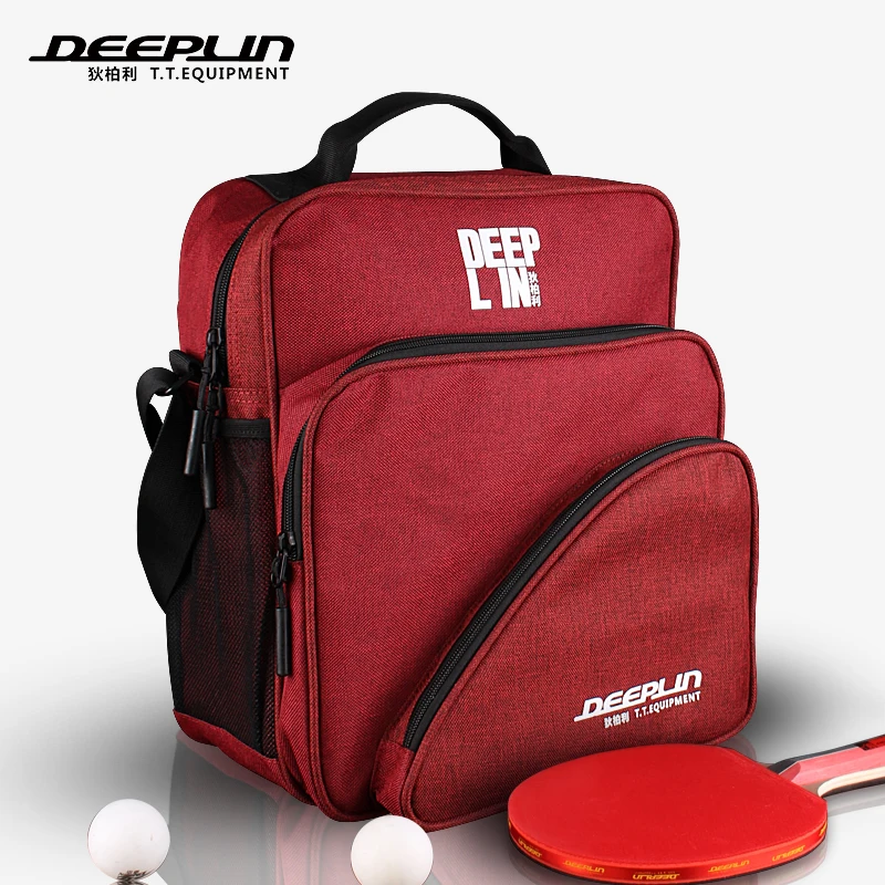 DeeplinTableTennisBagSportsBackpackSingleShoulderUsePingPongTravelCoachBagLarge