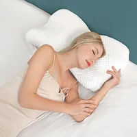 Side Sleeper Pillow for Neck and Shoulder Pain Wrinkle Prevention - Beauty Pillow for Anti Wrinkle & Anti Aging. 2