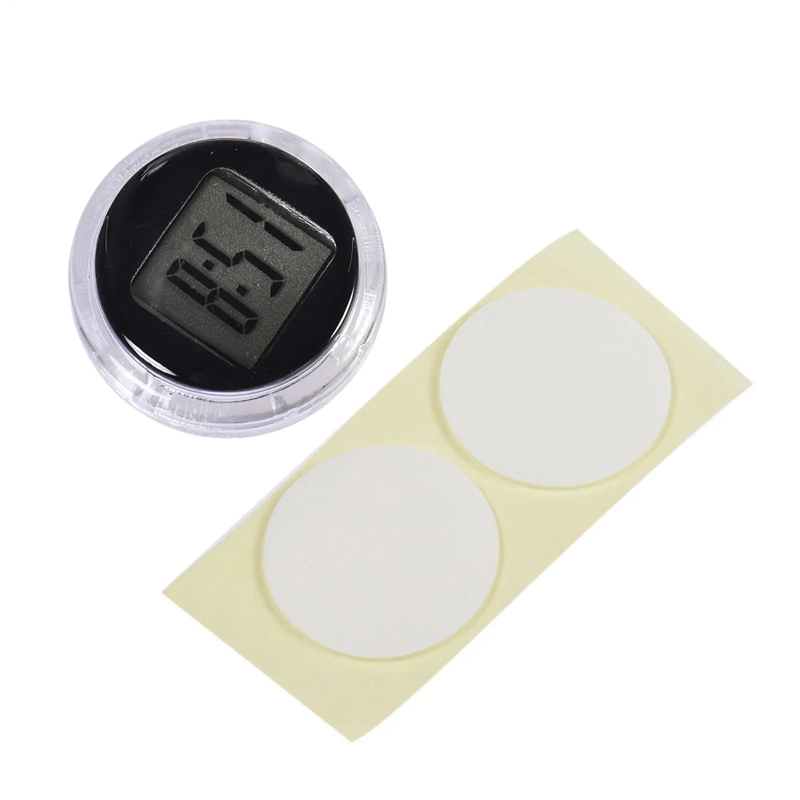 1pcs Mini Motorcycle Clock Stick-on Waterproof Shock Proof Electronic Watch Moto Digital Clock For Moto Decoration Accessories