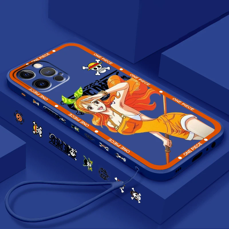 iPhone - nami One Piece Nami Cartoon Art Liquid Left Rope For Apple iPhone