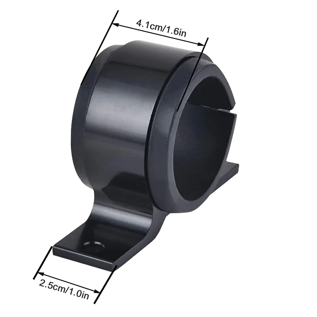 60MM Aluminum Fuel Pump Bracket Single Fuel Filter Bracket Pump Mounting Holder Filter Clamp Car Support Accessories