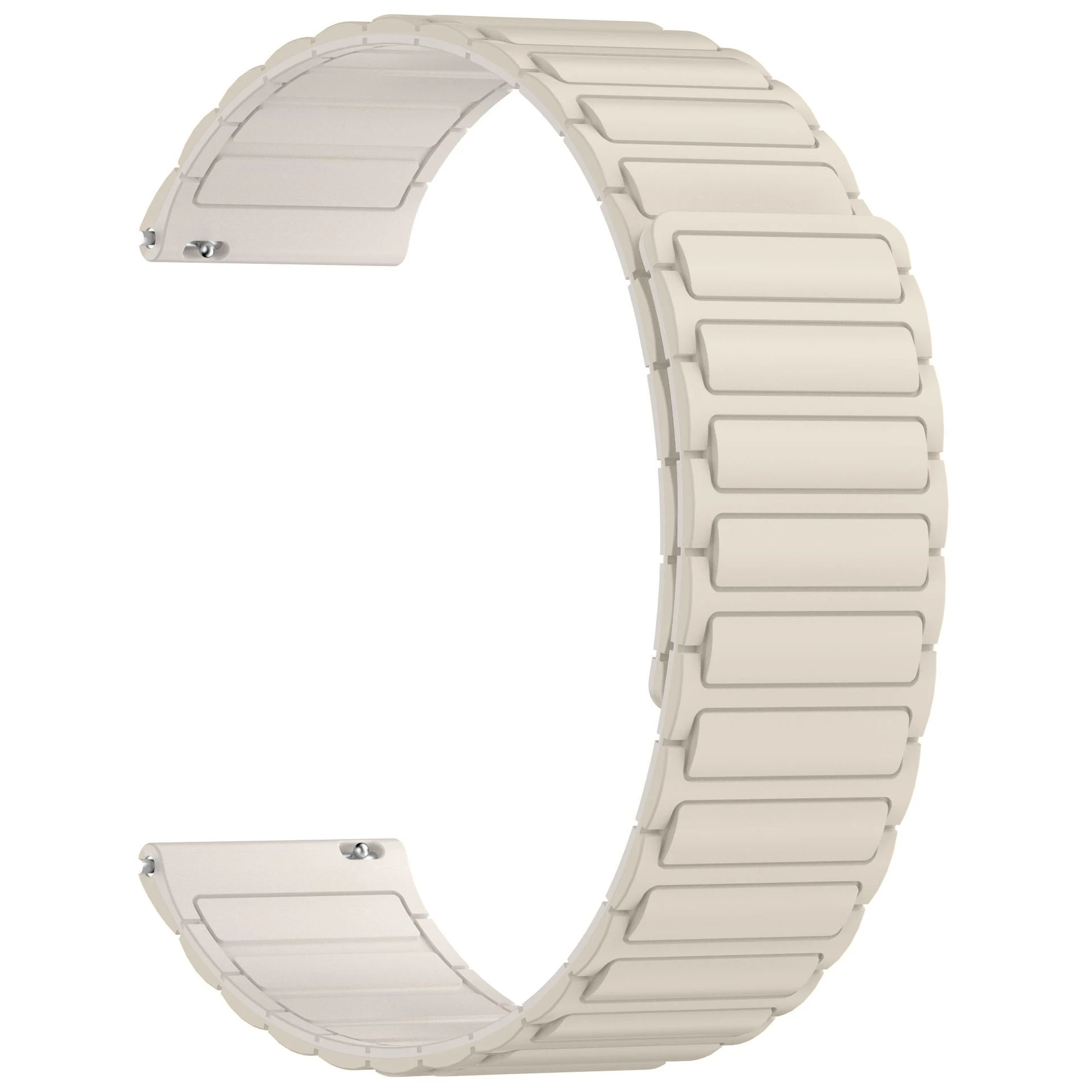Magnetic Silicone Strap Bracelet - 20mm/22mm, Universal Fit