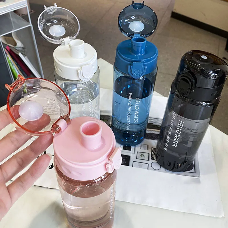 Sports Water Cup Plastic Straw For Boys And Girls
